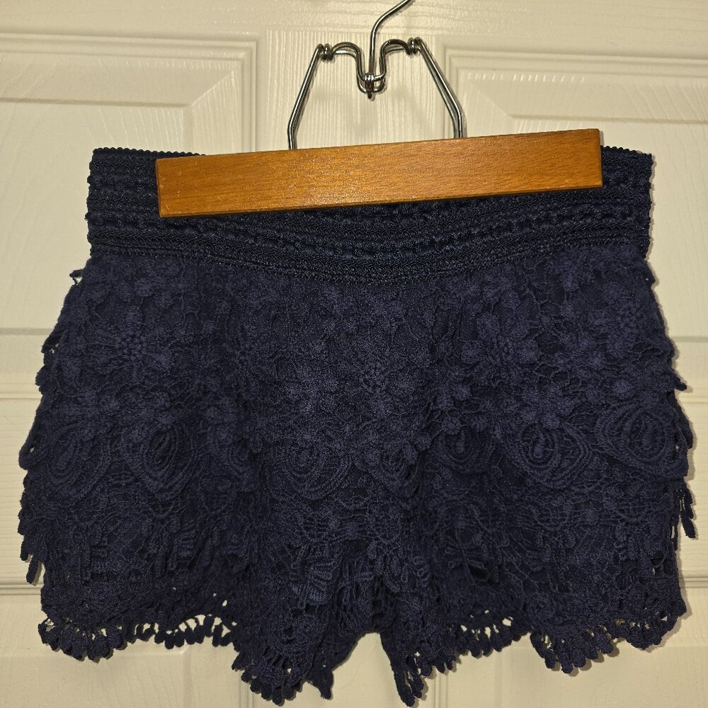 Black mini skirt